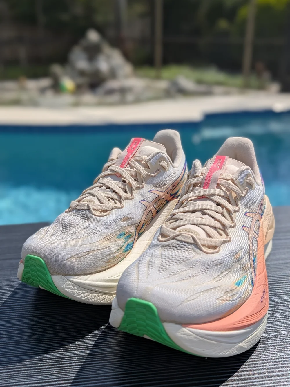 ASICS Superblast 3 Running Shoes Seashell Sun Coral Size US 6.5 (EU 39.5)